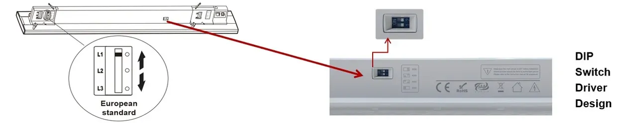 LED Stromschienen-Linearstrahler VLG 50W 90° CRI>80 – 3-Phasen schwarz | Synergy 21 TypeA – Bild 7