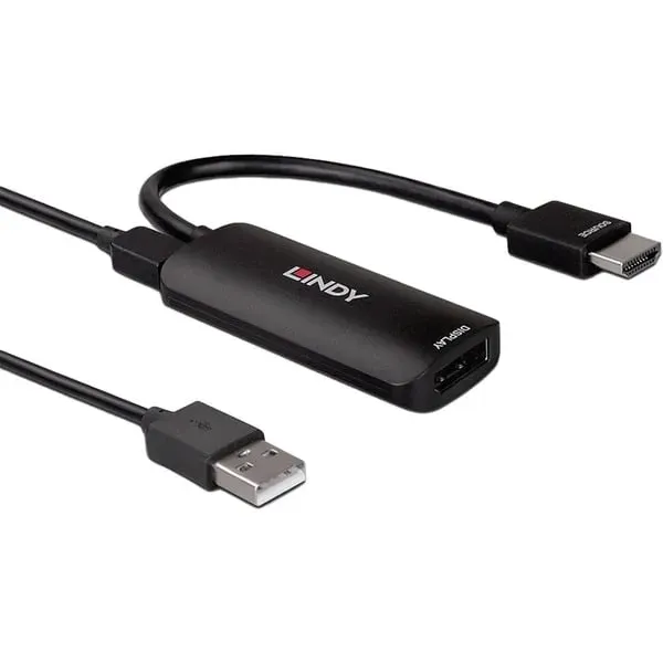 Lindy 38327 Videokabel-Adapter 157 m HDMI Typ A (Standard) DisplayPort Schwarz – Bild 5