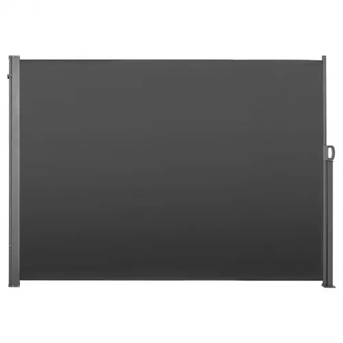 VEVOR Seitenmarkise Ausziehbar 180x300 cm, Seitenrollo aus 180 g/m² Polyestergewebe, Wandmarkise, Windschutz, Sonnenschutz, Sichtschutz, Raumteiler für Garten, Balkon, Pool, Terrasse, Grau – Bild 9