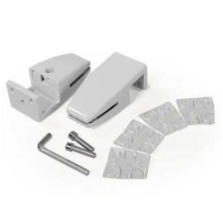 Clip für Trennwand imstande, weiß, 2er-Pack Clip für Trennwand imstande, weiß, 2er-Pack