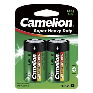 Mono-Batterie CAMELION Super Heavy Duty 1,5 V, Typ D, 2er-Blister Mono-Batterie CAMELION Super Heavy Duty 1,5 V, Typ D, 2er-Blister