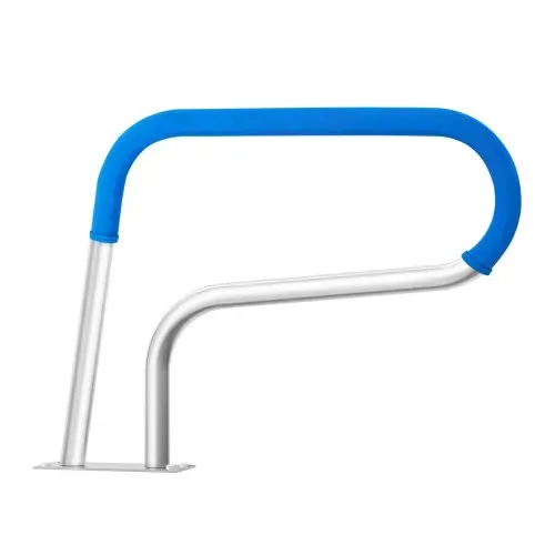 VEVOR Pool-Handlauf, 805 x 100 x 585 mm, Pooleinstieg Edelstahl mit Grundplatte für Innen-/Außenpools, Einstieghilfe für Schwimmbäder, rostfreier Haltegriff mit Griffabdeckung & Zubehör für Spas – Bild 8