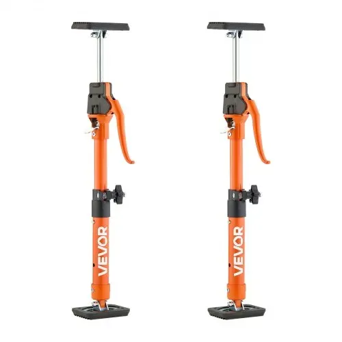 VEVOR Einhandstütze, 2 Stk., Deckenstütze 40–60cm, Teleskopstütze aus Stahl, Montagestütze bis zu 100kg Kapazität zum Installieren von Schränken, Anheben von Trockenbauwänden, Frachtstangen – Bild 8