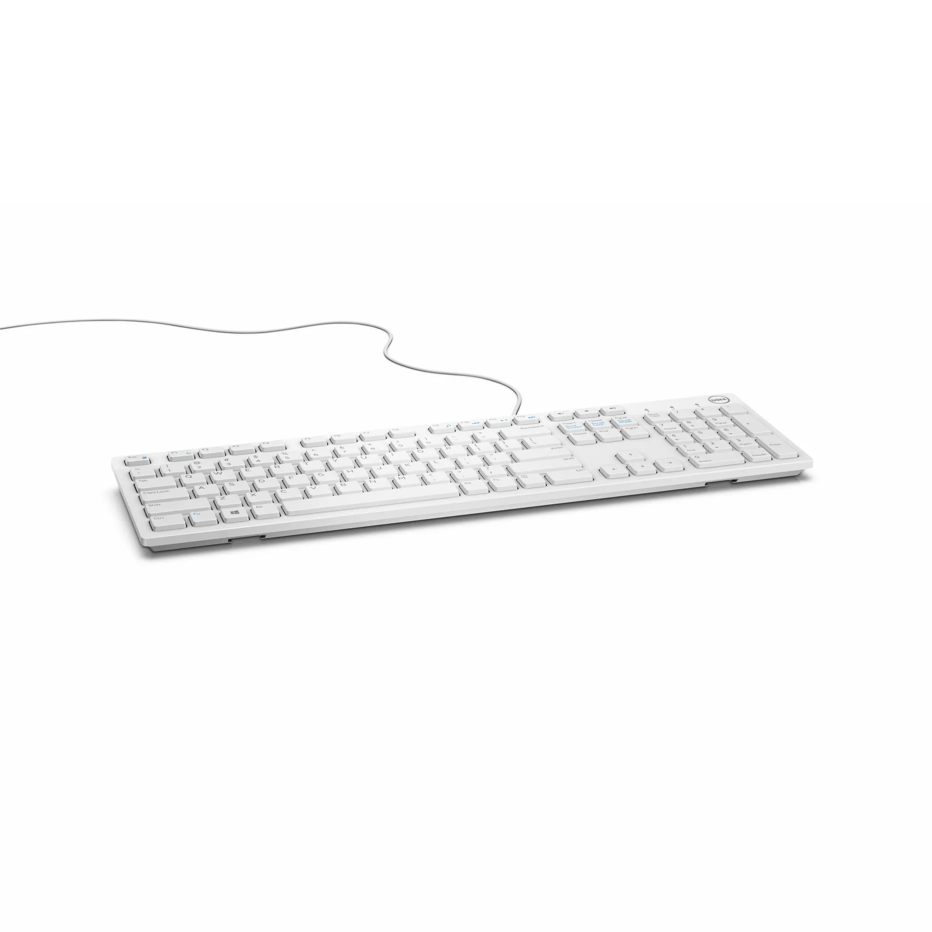 DELL kabelgebundene Tastatur – KB216 - deutsch (QWERTZ) - weiß – Bild 5