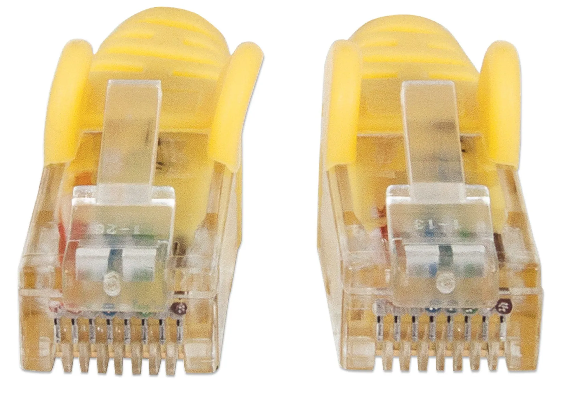 Intellinet Netzwerkkabel, Cat6, U/UTP, CCA, Cat6-kompatibel, RJ45-Stecker/RJ45-Stecker, 2,0 m, gelb – Bild 3