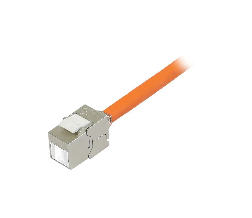 Keystone, Modul, TP-Buchse(RJ45), CAT6A, 500MHz, Slim-line/Short mit Staubschutzklappe, Synergy 21, – Bild 10