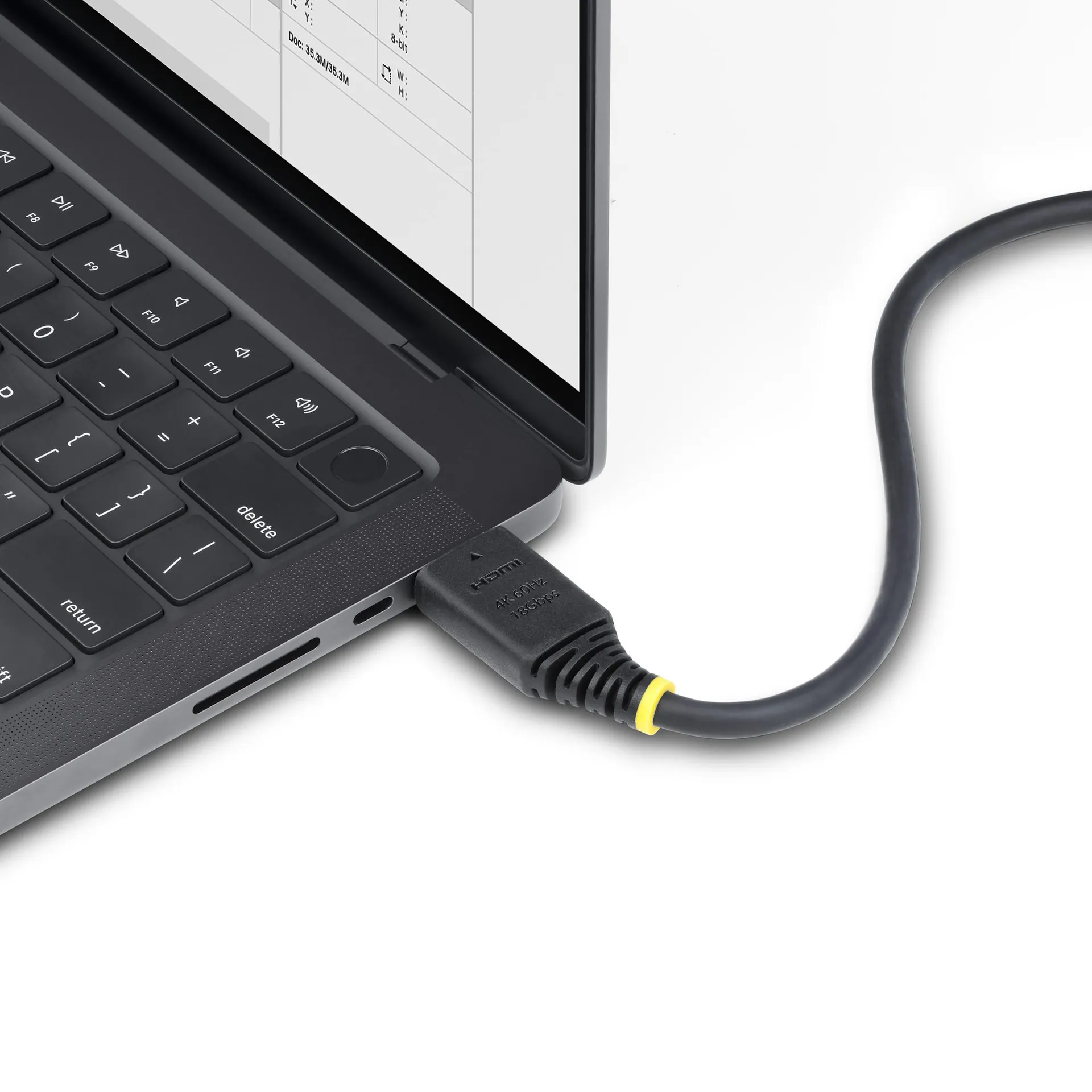 StarTech.com 5m Premium Zertifiziertes High Speed HDMI Kabel, 4K 60Hz/1440p 144Hz, HDR10/HDCP 2.2/ARC, 18Gbps, UHD HDMI 2.0 Arc Kabel für Fernseher/Monitor/PC/Laptop/Projektor, TPE-Mantel – Bild 6