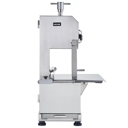 VEVOR Kommerzielle Fleischknochen Sägemaschine 2200 W, 1000 kg/h Knochenschneidemaschine Gefrorene Fleisch Knochen Schneidemaschine, 0-180 mm Einstellbare Dicke Knochensäge 470 x 530 mm Arbeitstisch – Bild 10
