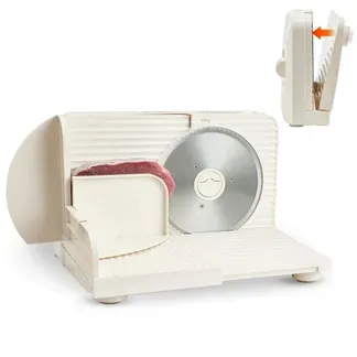 VEVOR Allesschneider Fleischschneider 180 W elektrische Aufschnittmaschine mit 17 cm Klinge, Fleischschneidemaschine mit 0–15 mm einstellbarer Dicke, für gefrorenes Fleisch Schinken Prime Steak VEVOR Allesschneider Fleischschneider 180 W elektrische Aufschnittmaschine mit 17 cm Klinge, Fleischschneidemaschine mit 0–15 mm einstellbarer Dicke, für gefrorenes Fleisch Schinken Prime Steak