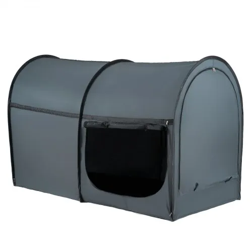 VEVOR Bettzelt, Pongee-Stoff, atmungsaktives Traumzelt mit 4 Türen und 0,28 Zoll starken Faserstangen für Sichtschutz am Bett, lichtundurchlässiges Bettdach in voller Größe, passend für Kinderspielhäuser und Schlafzelte für Erwachsene VEVOR Bettzelt, Pongee-Stoff, atmungsaktives Traumzelt mit 4 Türen und 0,28 Zoll starken Faserstangen für Sichtschutz am Bett, lichtundurchlässiges Bettdach in voller Größe, passend für Kinderspielhäuser und Schlafzelte für Erwachsene