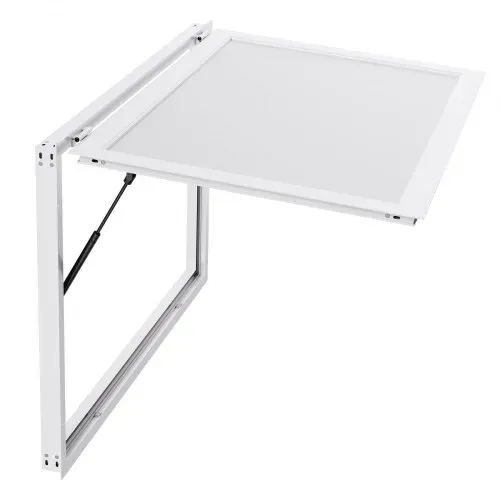 VEVOR Imbissfenster (1346 x 838 mm), Servicefenster mit Aluminiumrahmen für Imbissanhänger, Servierfenster mit 85°-Öffnungswinkel für Imbisswagen, regenwasserbeständiges Konzessionsfenster – Bild 10