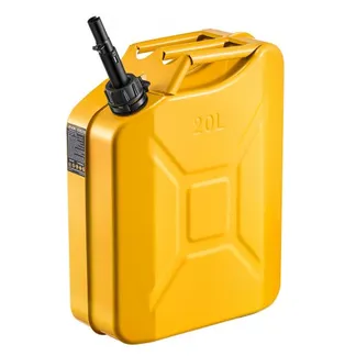 VEVOR Benzinkanister Metall 20 L, Kraftstoffkanister mit Ausgießer & Komfortgriff, 6 L/min max. Durchflussrate, auslaufsicherer Benzintank für die meisten Autos, Motorräder, ATVs & UTVs, Gelb VEVOR Benzinkanister Metall 20 L, Kraftstoffkanister mit Ausgießer & Komfortgriff, 6 L/min max. Durchflussrate, auslaufsicherer Benzintank für die meisten Autos, Motorräder, ATVs & UTVs, Gelb