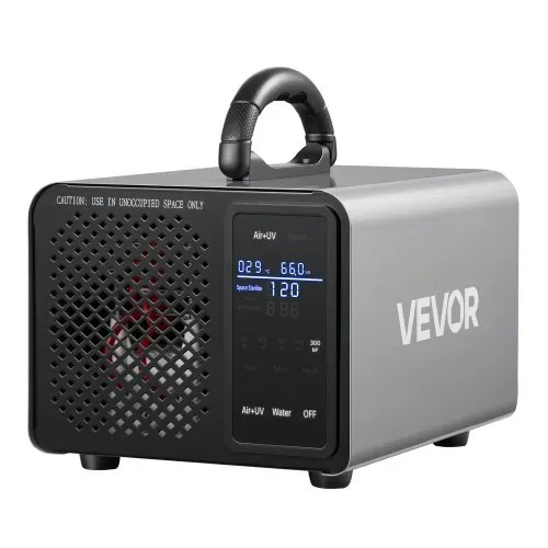 VEVOR Ozongenerator 36000mg/h, Industrielles Ozongerät mit 15s Startverzögerung Wasser-Ozonisierung & Fernbedienung, Ozonisator für Max. 300㎡, Ozon-Luftreiniger gegen Gerüche für Auto Hotel Wohnung – Bild 10