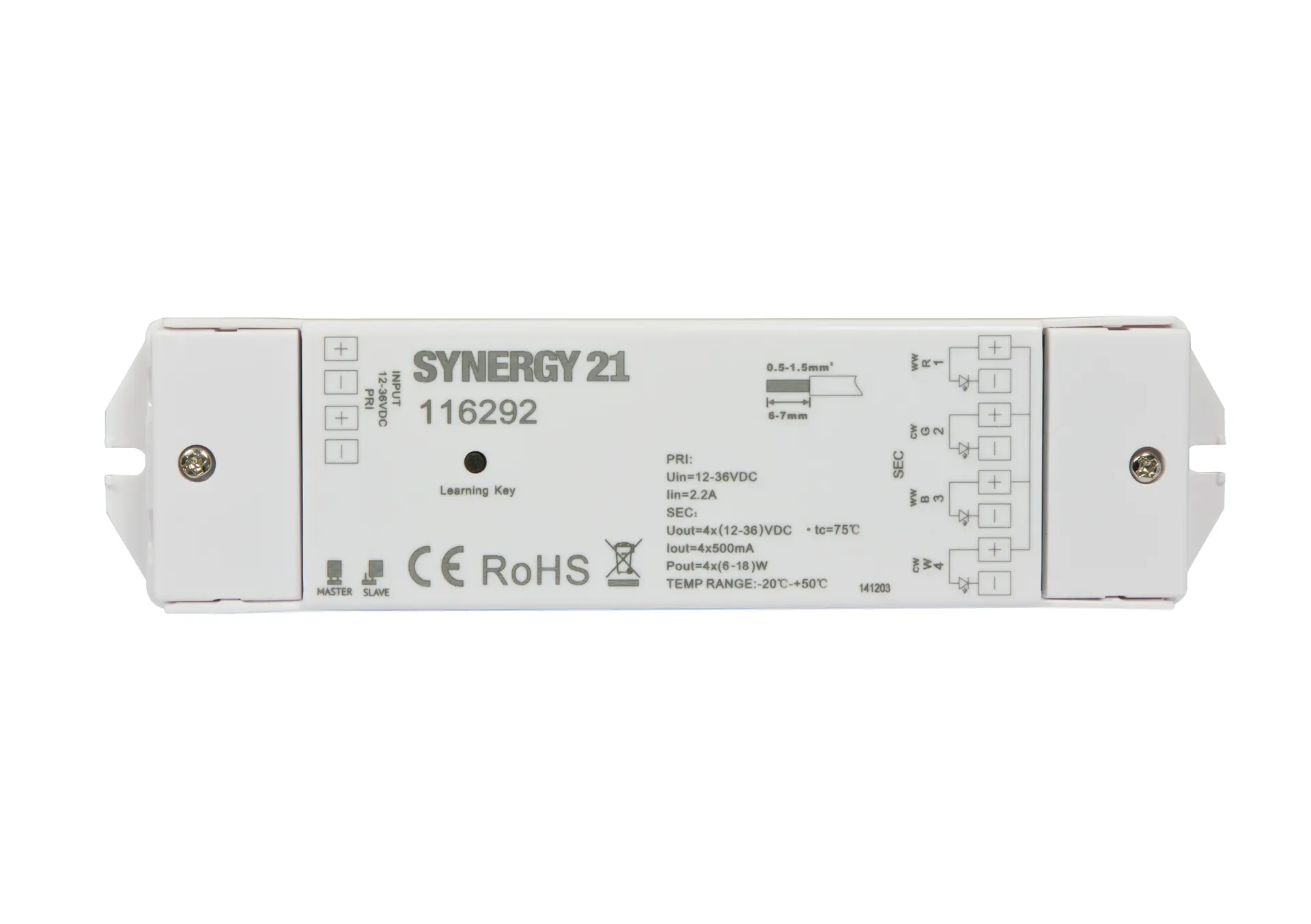 Synergy 21 LED Serie EOS 05 4-Kanal Controller + CC500 Synergy 21 LED Serie EOS 05 4-Kanal Controller + CC500