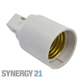 Synergy 21 LED Adapter für LED-Leuchtmittel G24->E27 Synergy 21 LED Adapter für LED-Leuchtmittel G24->E27