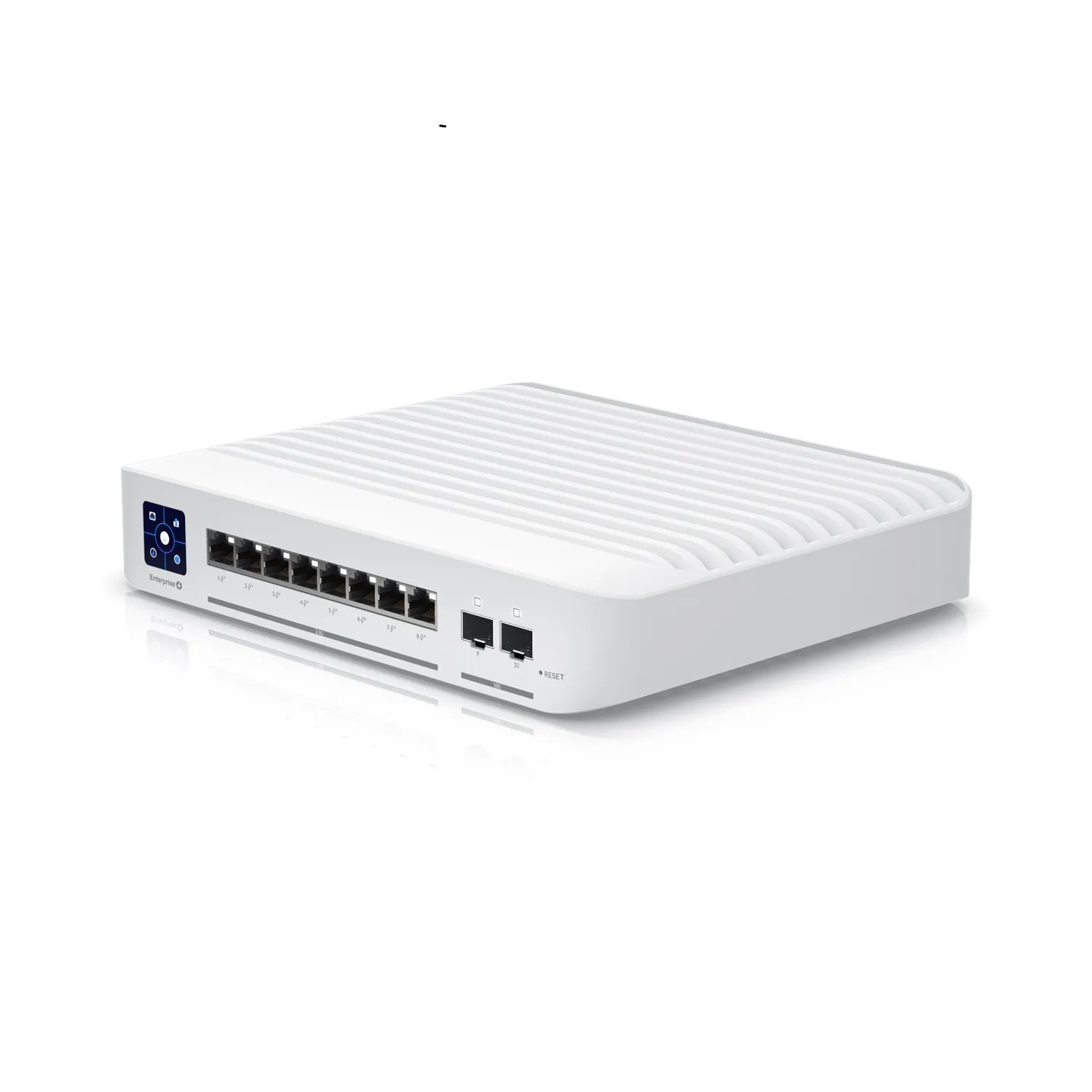 Ubiquiti Switch full managed Layer3 10 Port • 8x 2,5 GbE • PoE Budget 120W • 8x PoE at • 2x SFP+ • Wall • UniFi • USW-Enterprise-8-POE Ubiquiti Switch full managed Layer3 10 Port • 8x 2,5 GbE • PoE Budget 120W • 8x PoE at • 2x SFP+ • Wall • UniFi • USW-Enterprise-8-POE