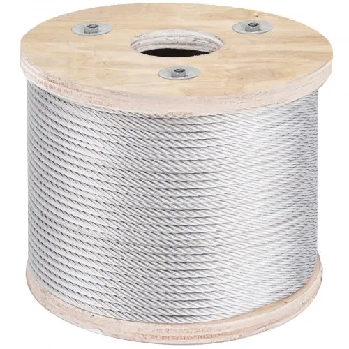 VEVOR 304 Edelstahlkabel 3/16 Zoll 7 x 19 Stahldrahtseil 250 Fuß Stahlkabel für Geländer, Terrassendielen, DIY-Balustraden VEVOR 304 Edelstahlkabel 3/16 Zoll 7 x 19 Stahldrahtseil 250 Fuß Stahlkabel für Geländer, Terrassendielen, DIY-Balustraden