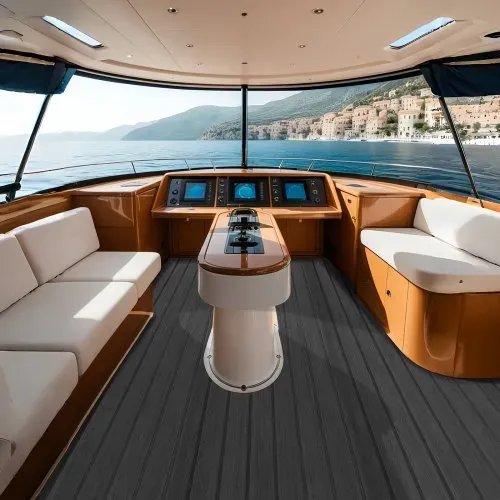 VEVOR Bootsbodenbelag, Bootsdeck aus EVA-Schaum, 2400 x 450 x 6 mm, rutschfester, selbstklebender Bodenbelag, 10800 cm² großer Marineteppich für Boote, Yachten, Pontons, Kajakdecks – Bild 7