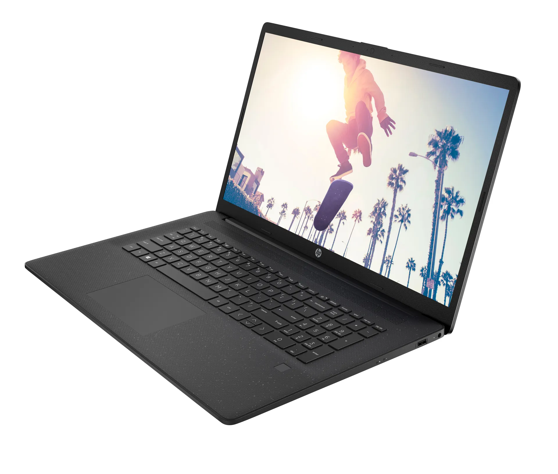 HP 17-cp2263ng AMD Ryzen™ 5 7520U Laptop 43,9 cm (17.3") Full HD 16 GB LPDDR5-SDRAM 512 GB SSD Wi-Fi 6 (802.11ax) FreeDOS Schwarz – Bild 4