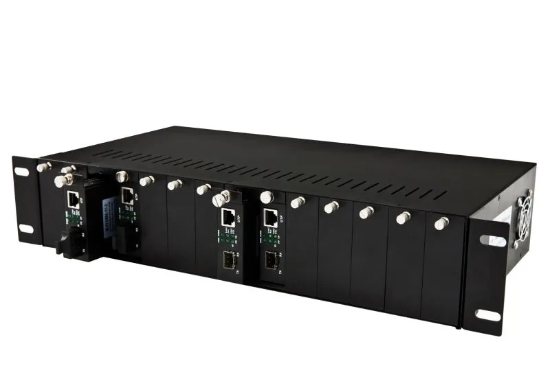 ALLNET Medienkonverter Zubehör 14-Slot Chassis 19" – Bild 2