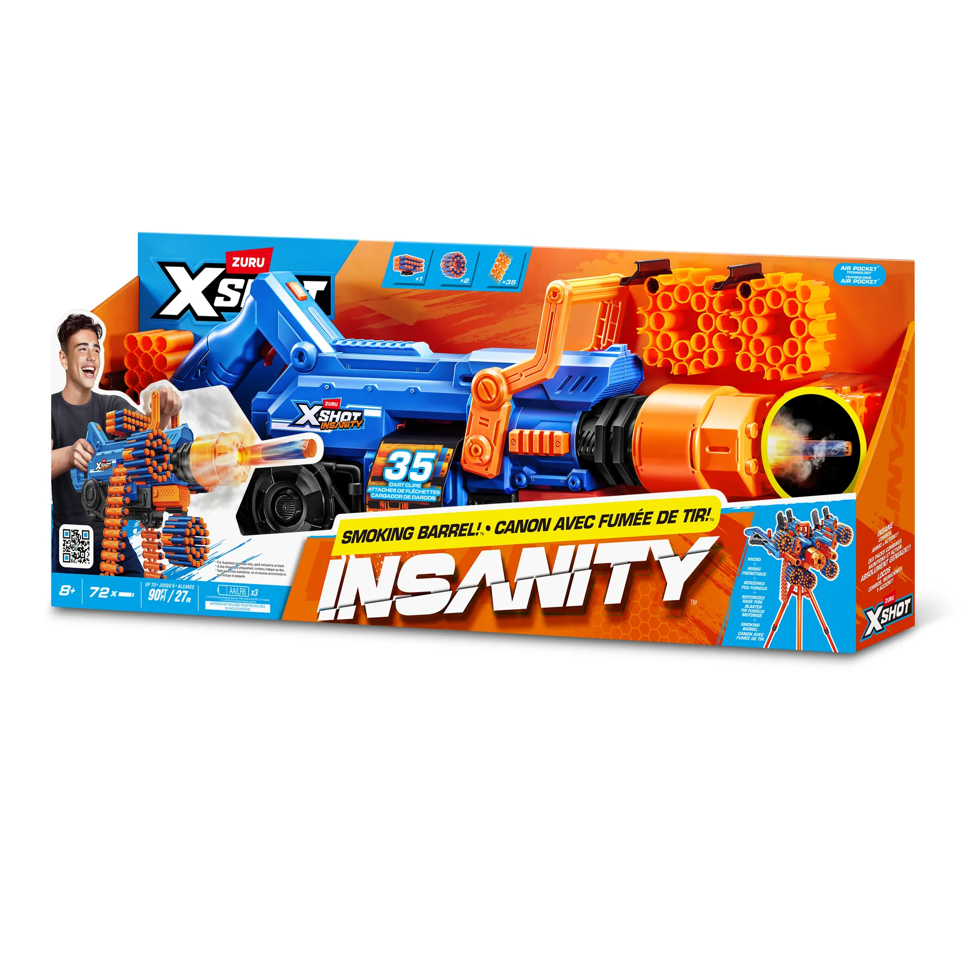 ZURU XSHOT Insanity Smoking Barrel Blaster – Bild 6