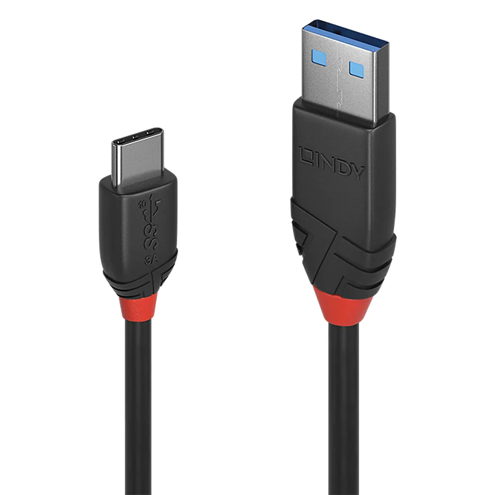 Lindy 36915 USB Kabel USB 3.2 Gen 1 (3.1 Gen 1) 0,5 m USB A USB C 10 Gbit/s Schwarz Lindy 36915 USB Kabel USB 3.2 Gen 1 (3.1 Gen 1) 0,5 m USB A USB C 10 Gbit/s Schwarz