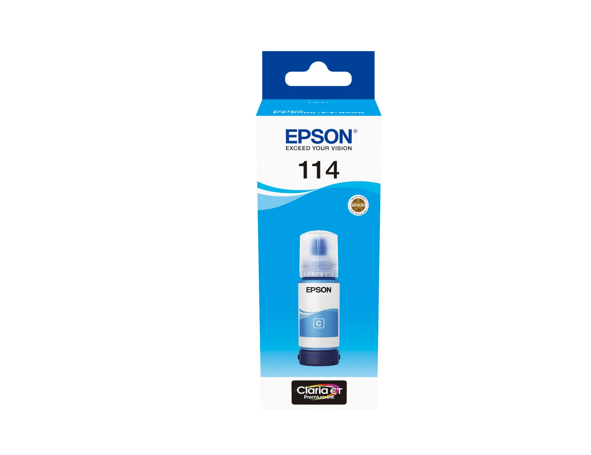 Epson 114 EcoTank Cyan ink bottle Epson 114 EcoTank Cyan ink bottle