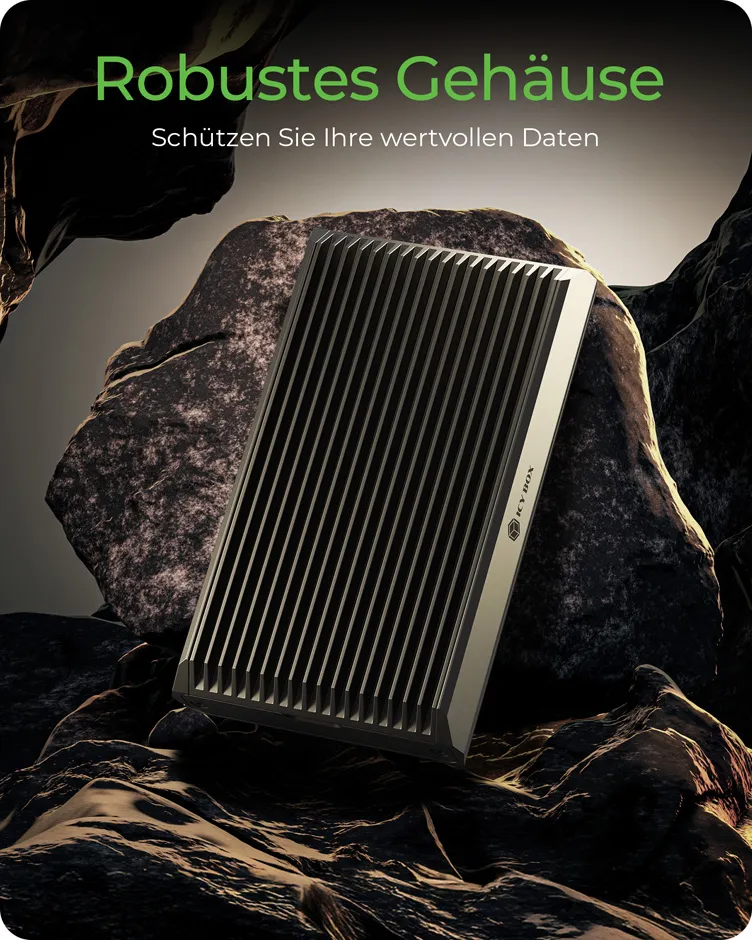 ICY BOX IB-1920M-C42, Gehäuse für NVMe M.2 SSD mit USB4 Gen 3x2 (40 Gbit/s), mit USB Type-C zu USB Type-C Kabel und Gummifixierung – Bild 3