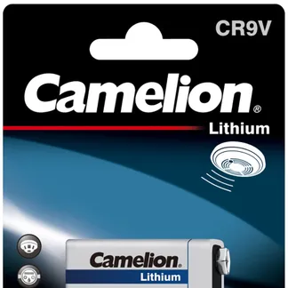 9V-Block-Batterie CAMELION Lithium 1200mAh, ideal für Rauchwarnmelder 9V-Block-Batterie CAMELION Lithium 1200mAh, ideal für Rauchwarnmelder