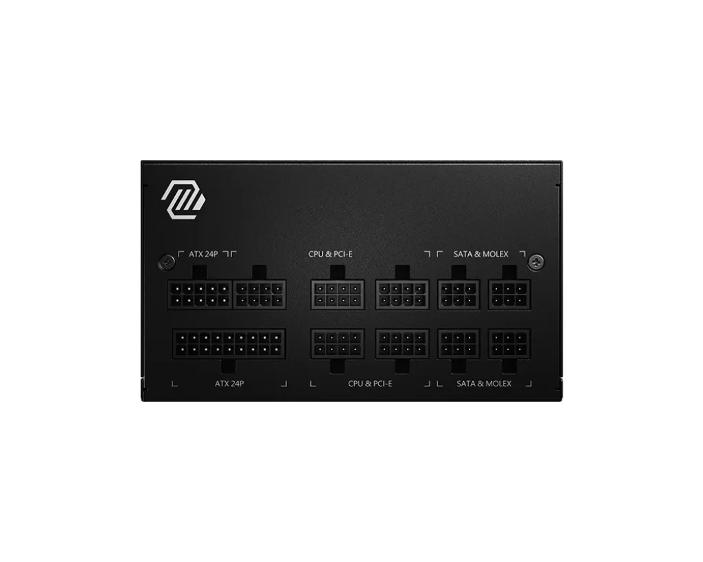 MSI MAG A650GL Netzteil 650 W 20+4 pin ATX ATX Schwarz – Bild 2