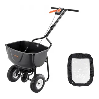 VEVOR Streuwagen, 27 kg Fassungsvermögen, Düngestreuer, Saatgutstreuer 0–3 m Streubreite, Schleuderstreuwagen mit 20 cm Luftreifen, als Aussaathilfe oder Düngerwagen VEVOR Streuwagen, 27 kg Fassungsvermögen, Düngestreuer, Saatgutstreuer 0–3 m Streubreite, Schleuderstreuwagen mit 20 cm Luftreifen, als Aussaathilfe oder Düngerwagen
