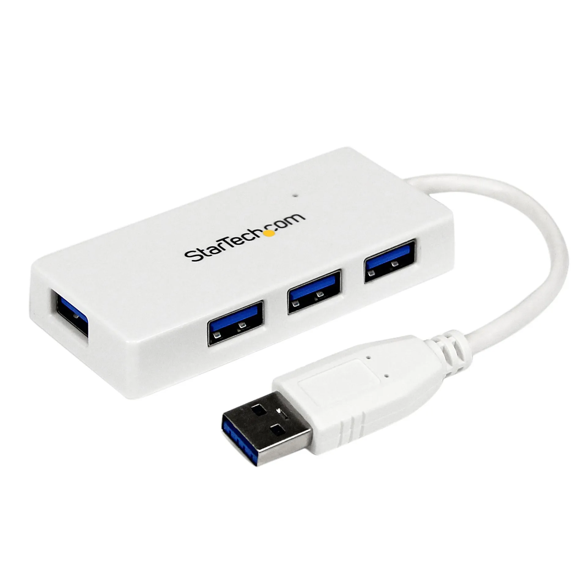 StarTech.com 4 Port USB 3.0 SuperSpeed Mini Hub – 5Gbps – Weiß StarTech.com 4 Port USB 3.0 SuperSpeed Mini Hub – 5Gbps – Weiß
