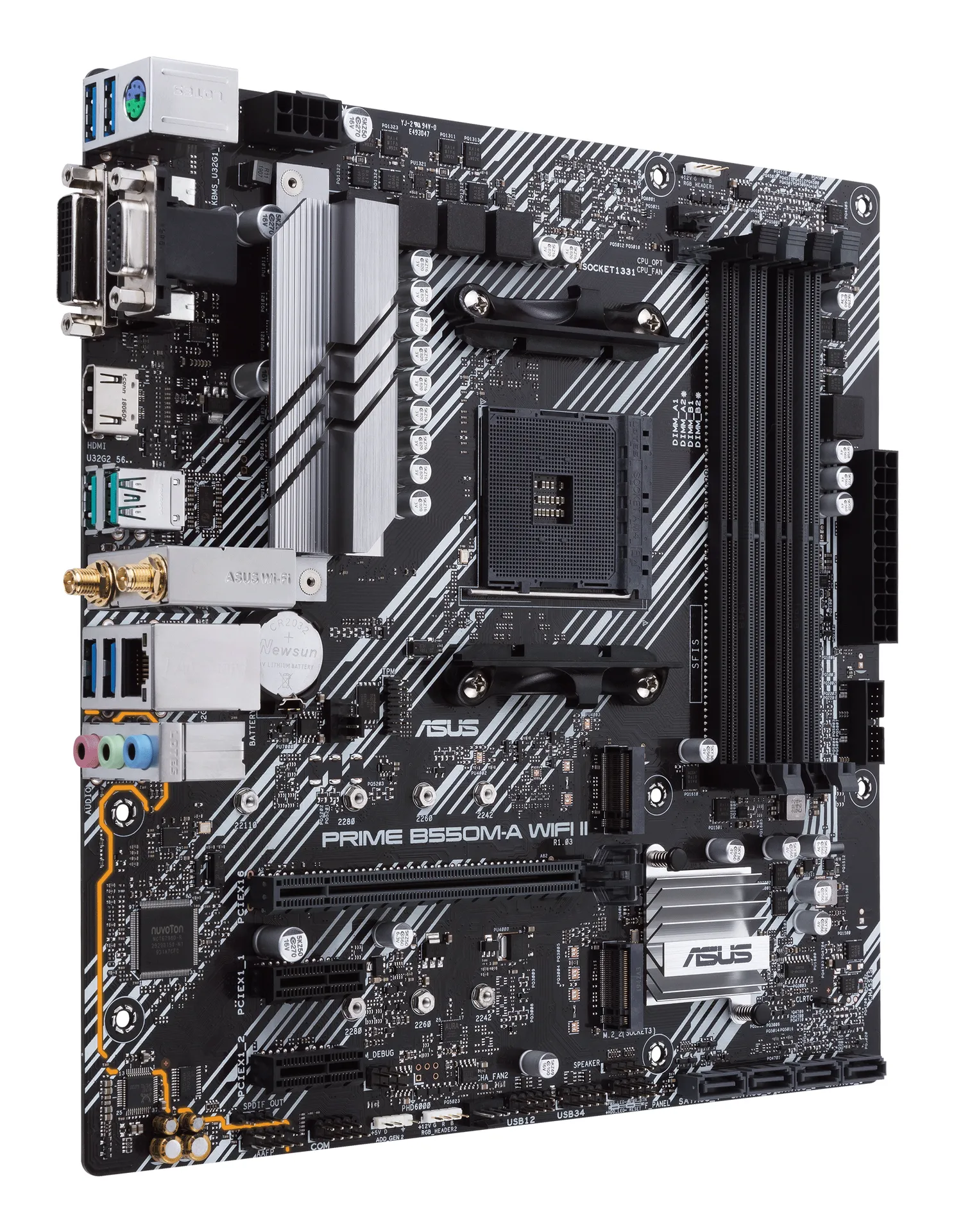 ASUS PRIME B550M-A WIFI II AMD B550 Sockel AM4 micro ATX – Bild 3