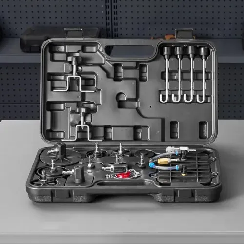 VEVOR Brake Master Entlüfterset 12-tlg. professionelles Bremsentlüfter-Adapterset mit komplettem Set und Griff, langlebiger Bremsentlüfteradapter zum Befüllen der Bremsflüssigkeit – Bild 7