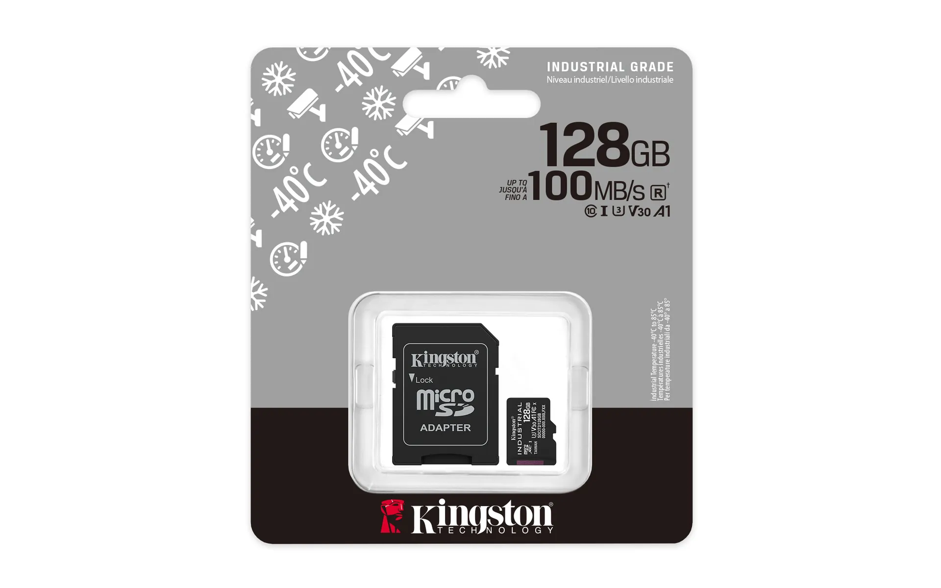 Kingston Technology 128GB microSDXC Industrial C10 A1 pSLC Karte + SD-Adapter – Bild 5