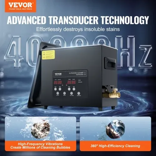 VEVOR 6 L Ultraschallreiniger 180 W digitales Ultraschallreinigungsgerät mit Schonmodus & verbesserter Entgasung, 40 kHz industrieller Schmuckreiniger mit Heizung & Timer, für Brillen Uhren VEVOR 6 L Ultraschallreiniger 180 W digitales Ultraschallreinigungsgerät mit Schonmodus & verbesserter Entgasung, 40 kHz industrieller Schmuckreiniger mit Heizung & Timer, für Brillen Uhren