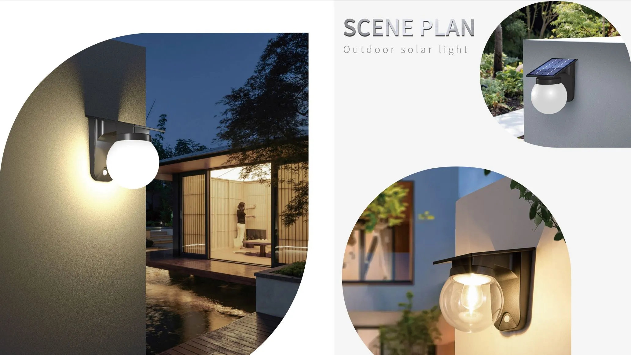 Synergy 21 LED Wand Akku Solar Lampe - Ball clear - – Bild 4