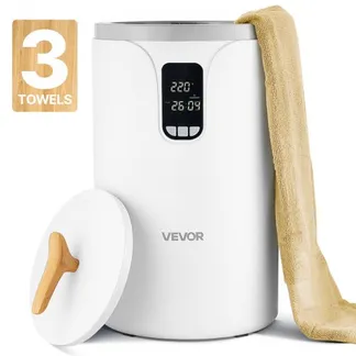 VEVOR Handtuchwärmer Eimer Wärmegerät 20 L mit LED-Anzeige & Einstellung (Timer & Temperatur) & Sicherheitsschloss, Towel Warmer für Badezimmer Waschküche Boden, zum Wärmen von Decken, Pyjamas VEVOR Handtuchwärmer Eimer Wärmegerät 20 L mit LED-Anzeige & Einstellung (Timer & Temperatur) & Sicherheitsschloss, Towel Warmer für Badezimmer Waschküche Boden, zum Wärmen von Decken, Pyjamas