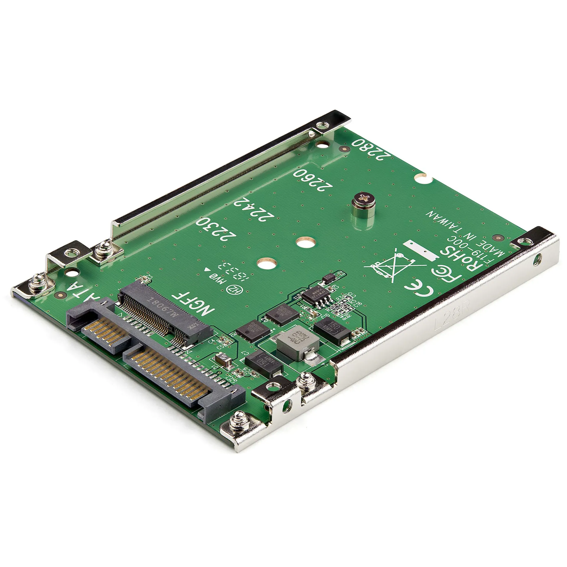 StarTech.com M.2 SATA SSD auf 2.5 Zoll SATA Adapter – M.2 NGFF auf SATA Konverter – 7mm – Open-Frame Gehäuse – M2 Festplattenadapter – Nicht kompatibel mit NVMe StarTech.com M.2 SATA SSD auf 2.5 Zoll SATA Adapter – M.2 NGFF auf SATA Konverter – 7mm – Open-Frame Gehäuse – M2 Festplattenadapter – Nicht kompatibel mit NVMe