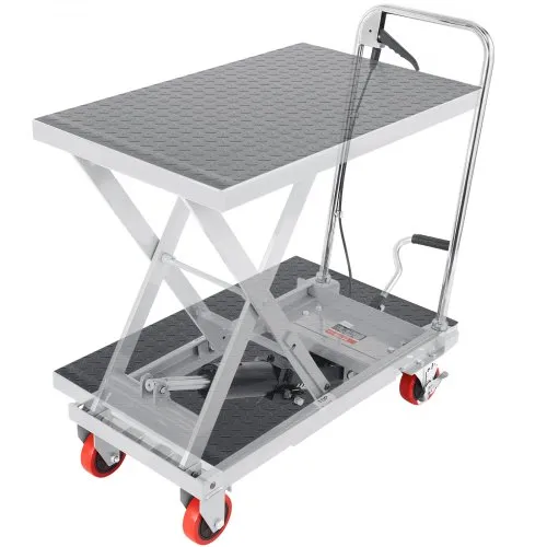 VEVOR Scherenhubtisch hydraulisch 230 kg Tragfähigkeit Hubtischwagen 220–720 mm Hubbereich Hubtisch Werkstatt 700 x 450 mm Plattform Scherenhubwagen Einzelschere Grau Fabriken Lagerhäuser Supermärkte VEVOR Scherenhubtisch hydraulisch 230 kg Tragfähigkeit Hubtischwagen 220–720 mm Hubbereich Hubtisch Werkstatt 700 x 450 mm Plattform Scherenhubwagen Einzelschere Grau Fabriken Lagerhäuser Supermärkte
