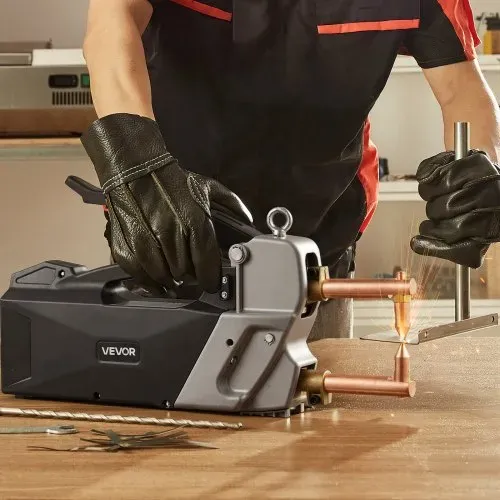 VEVOR Tragbares Punktschweißgerät, 4 mm dicker Punktschweißer mit 8,1 kVA Eingangsleistung, 4200 A elektrisches Metallblechschweißgerät mit handgeführter Schweißpistole – Bild 7