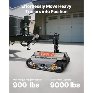 VEVOR Elektrischer Trailer Mover, 4082 kg Anhängelast, ferngesteuerter Anhängerrangierer mit 100 m Funkreichweite, motorisiertes Wohnmobil-Trolley-Kit passend für RV, Wohnwagen, Boot, Anhängerheber VEVOR Elektrischer Trailer Mover, 4082 kg Anhängelast, ferngesteuerter Anhängerrangierer mit 100 m Funkreichweite, motorisiertes Wohnmobil-Trolley-Kit passend für RV, Wohnwagen, Boot, Anhängerheber