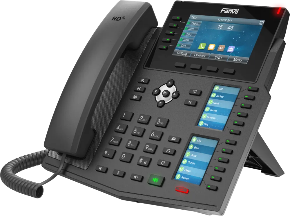 Fanvil X6U v2, High-end business phone with Gigabit / SIP / POE / Gigabit / USB-Port / Bluetooth Fanvil X6U v2, High-end business phone with Gigabit / SIP / POE / Gigabit / USB-Port / Bluetooth