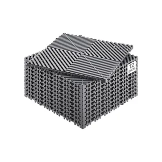 VEVOR ineinandergreifende Drainagematte 31 x 31 cm modulares ineinandergreifende Matten, 12 Stk. zusammensteckbare Drainagematten, rutschfeste graue Bodenfliesen & Duschmatte, für Garage Garten VEVOR ineinandergreifende Drainagematte 31 x 31 cm modulares ineinandergreifende Matten, 12 Stk. zusammensteckbare Drainagematten, rutschfeste graue Bodenfliesen & Duschmatte, für Garage Garten