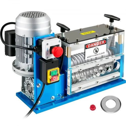 VEVOR Elektrische Abisoliermaschine, 370 W, 1,5 mm-38 mm, Kabelabisoliermaschine, Kabel Abisolierwerkzeug, 11 Kanäle 10 Klingen zum Recycling von Kupferdrähten/Entfernen, Isolierung aus Kunststoff VEVOR Elektrische Abisoliermaschine, 370 W, 1,5 mm-38 mm, Kabelabisoliermaschine, Kabel Abisolierwerkzeug, 11 Kanäle 10 Klingen zum Recycling von Kupferdrähten/Entfernen, Isolierung aus Kunststoff