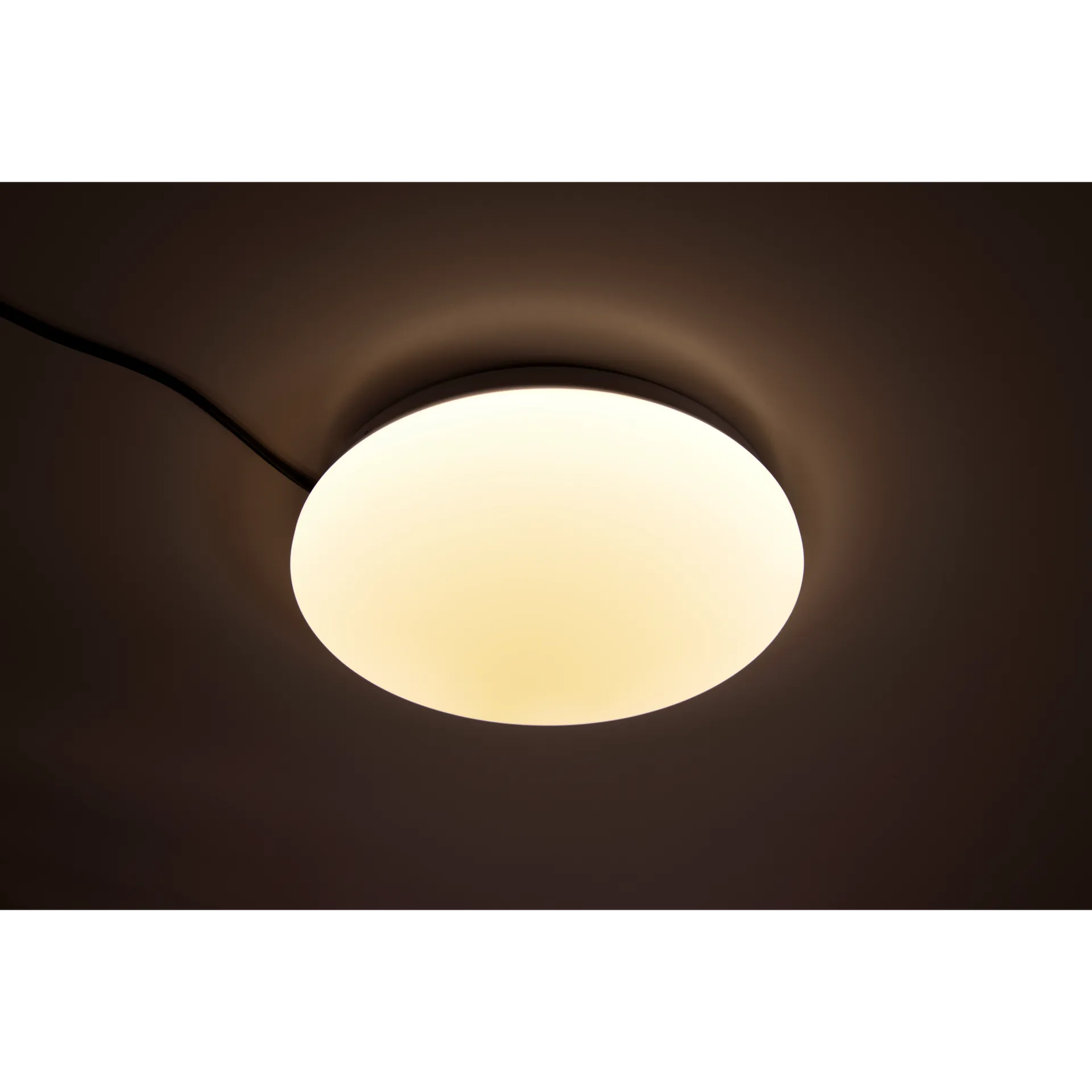 LED-Deckenleuchte McShine ''illumi'' 12W, 960lm, Ø26cm, 3000K, HF-Bewegungsmelder, Kunststoff – Bild 4