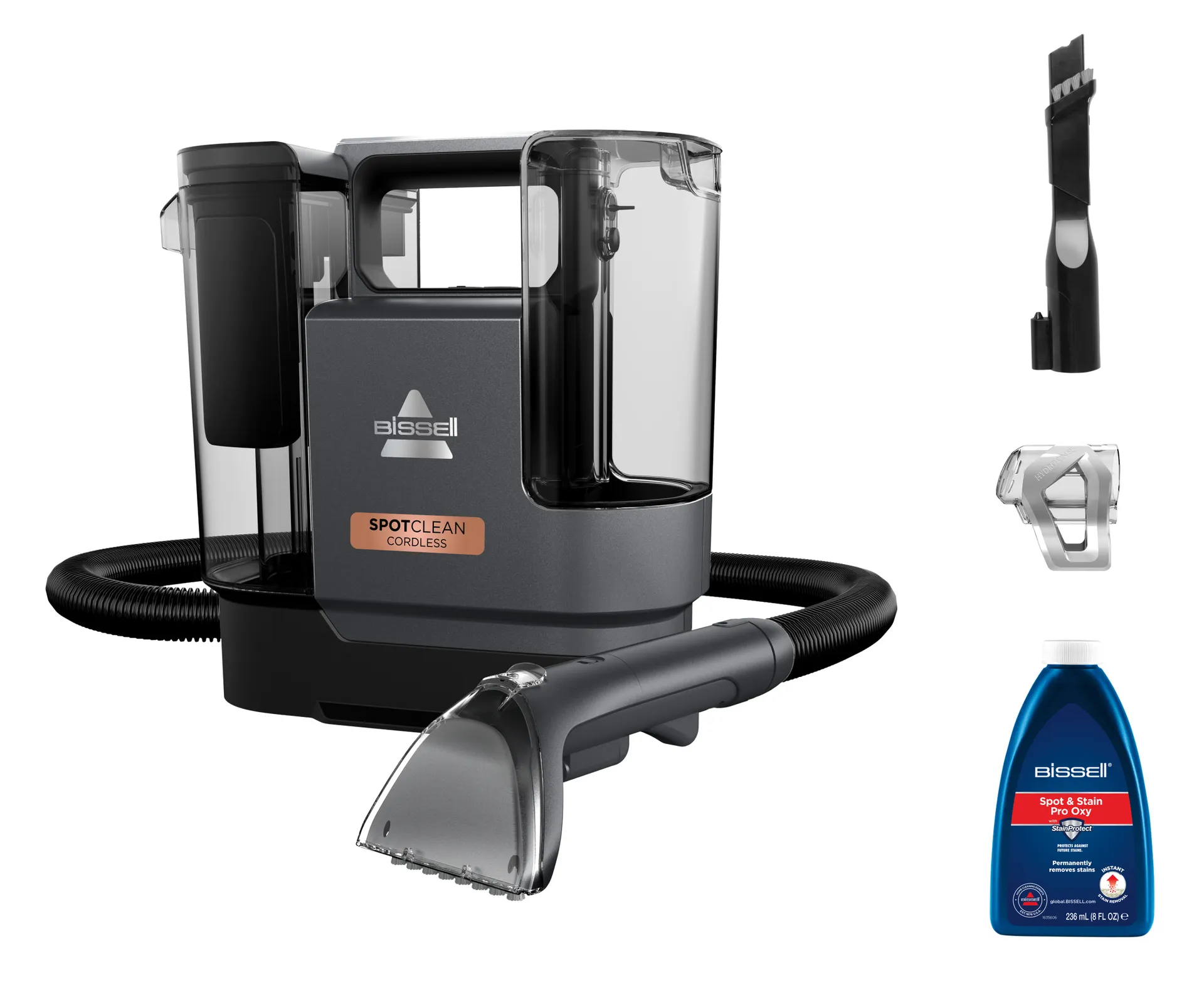 Bissell SpotClean Teppichreinigungsmaschine Handgeführt Tief Schwarz Bissell SpotClean Teppichreinigungsmaschine Handgeführt Tief Schwarz