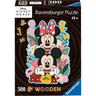 Wooden Puzzle Disney Mickey & Minnie Wooden Puzzle Disney Mickey & Minnie