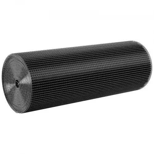 VEVOR Gartenzaun 61 cm x 15,2 m, 1,27x1,27 cm Maschenweite, φ1,06 mm verzinkter Drahtzaun, vinylbeschichteter Hühnerdrahtzaun, geschweißter Gartenpflanzenzaun für Kaninchenkäfige & Schlangen – Bild 8
