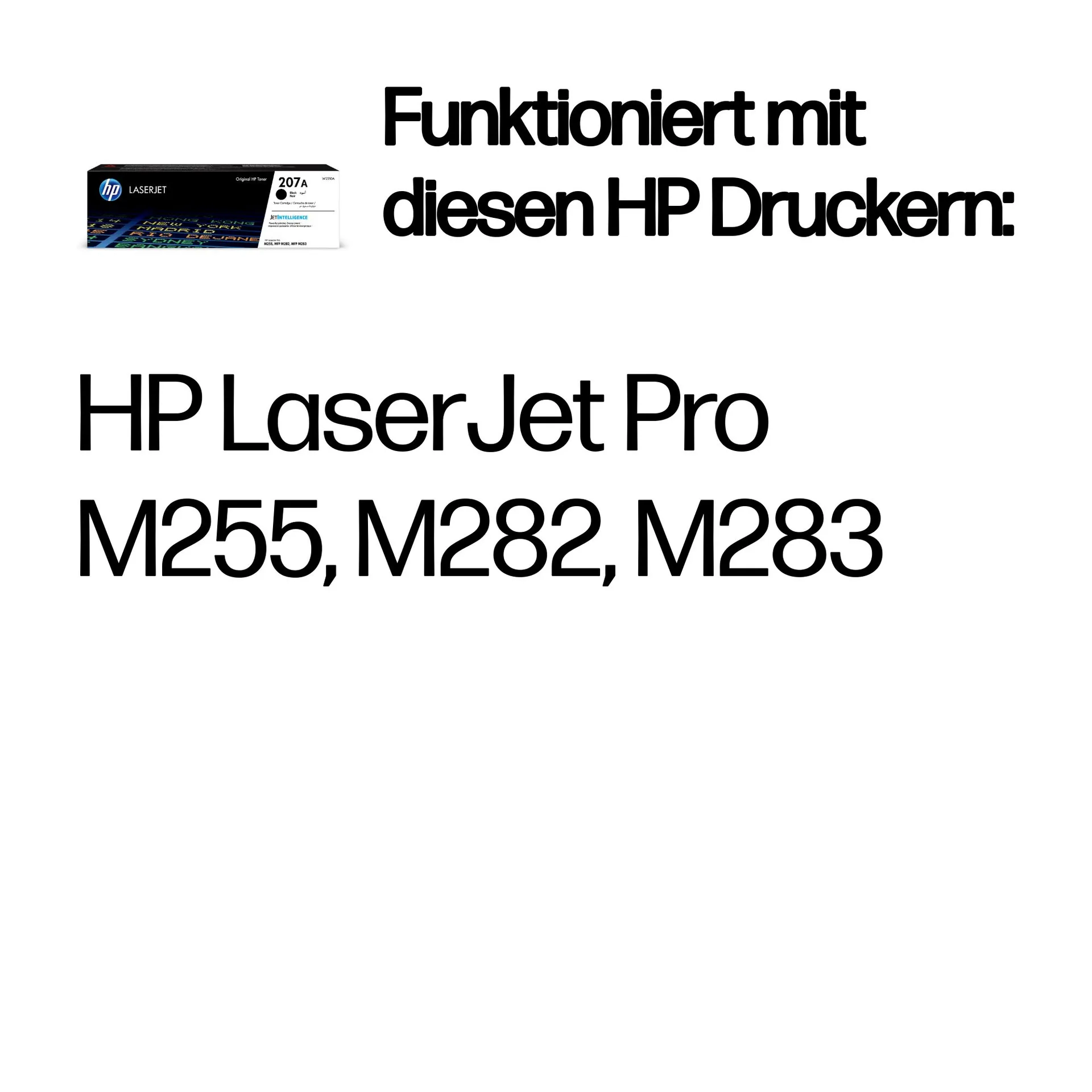 HP 207A Schwarz Original LaserJet Tonerkartusche – Bild 2